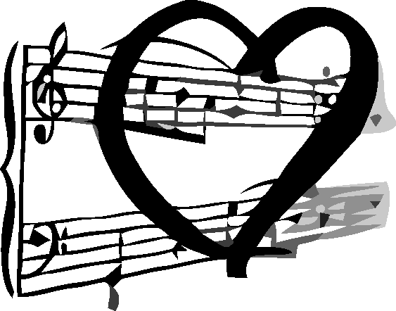 Musical notation & a heart
