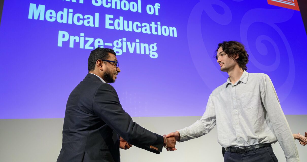 Deniz Suer receives Golding Bird Prize Fund at GKT School of Medical Education prize-giving ceremony